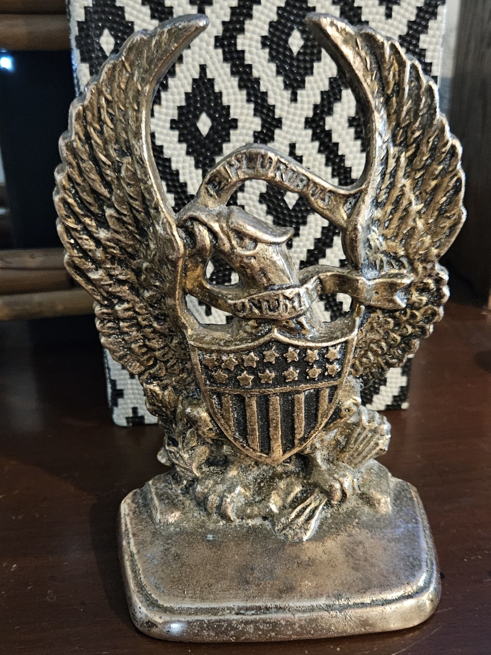 Brass Eagle Bookend